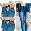 Elastic Waist Extender with Adjustable Button