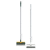 Rotatable Long-Handle Floor Scrub Brush with Squeegee