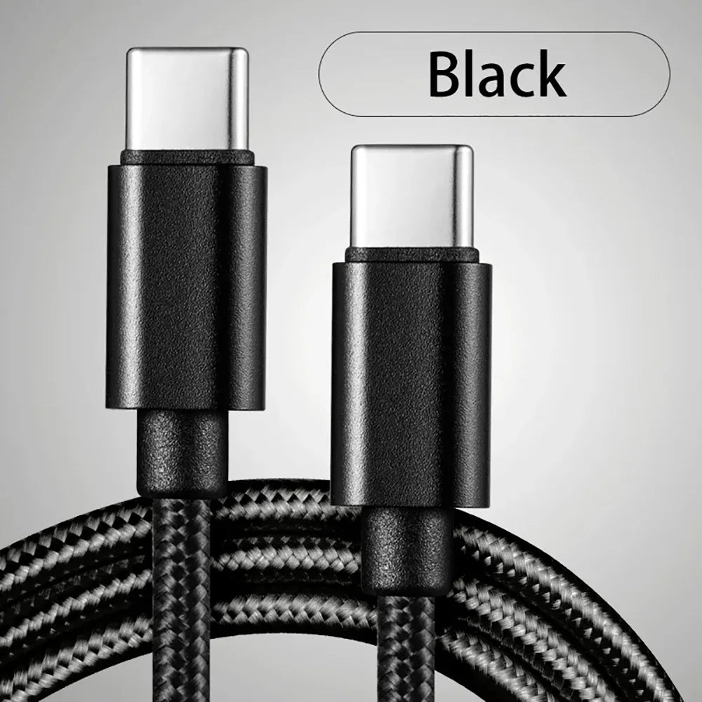 USB-C Fast Charging Cable with Nylon Braided Durability