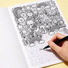 Adult Decompression Graffiti Coloring Book with 22 Unique Patterns