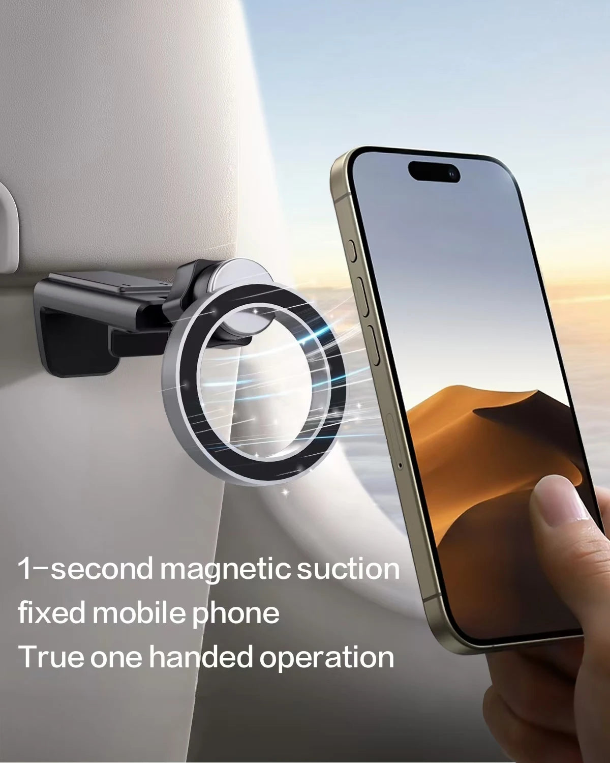 Magnetic Phone Holder for Travel and Desktop