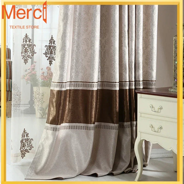 Blackout European Style Window Curtains