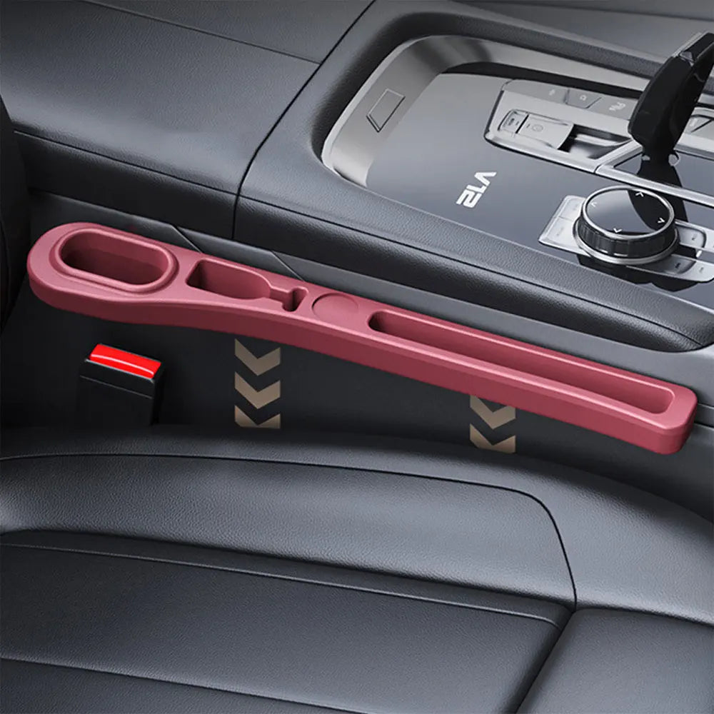 Car Seat Gap Filler Organizer with Dual Storage Grooves