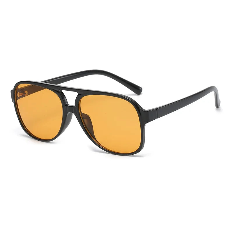 Retro Polarized Pilot Sunglasses