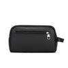 Men's Soft Leather Business Clutch Bag – Minimalist Travel Handbag with Zipper Closure