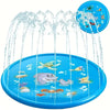 Inflatable Dolphin Splash Mat with Water Spray System