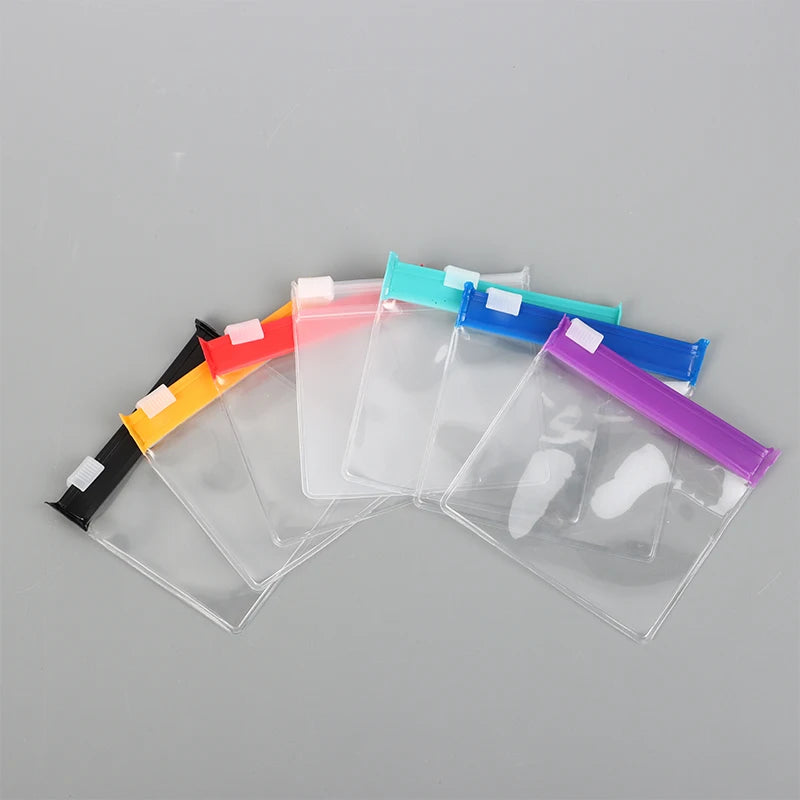 Ensemble de Pochettes Zippeuses en EVA Transparente pour Pilules