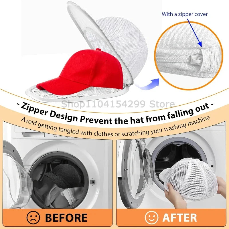Hat Washing Cage with Soft Mesh Protection