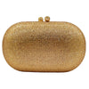 Rhinestone Evening Clutch with Chain Strap