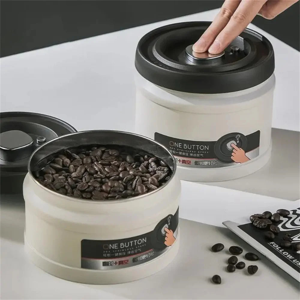 Airtight Stainless Steel Vacuum Storage Canister