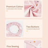 Soft Cotton Baby Bibs with Waterproof Backing (3-Layer, U-Shaped)