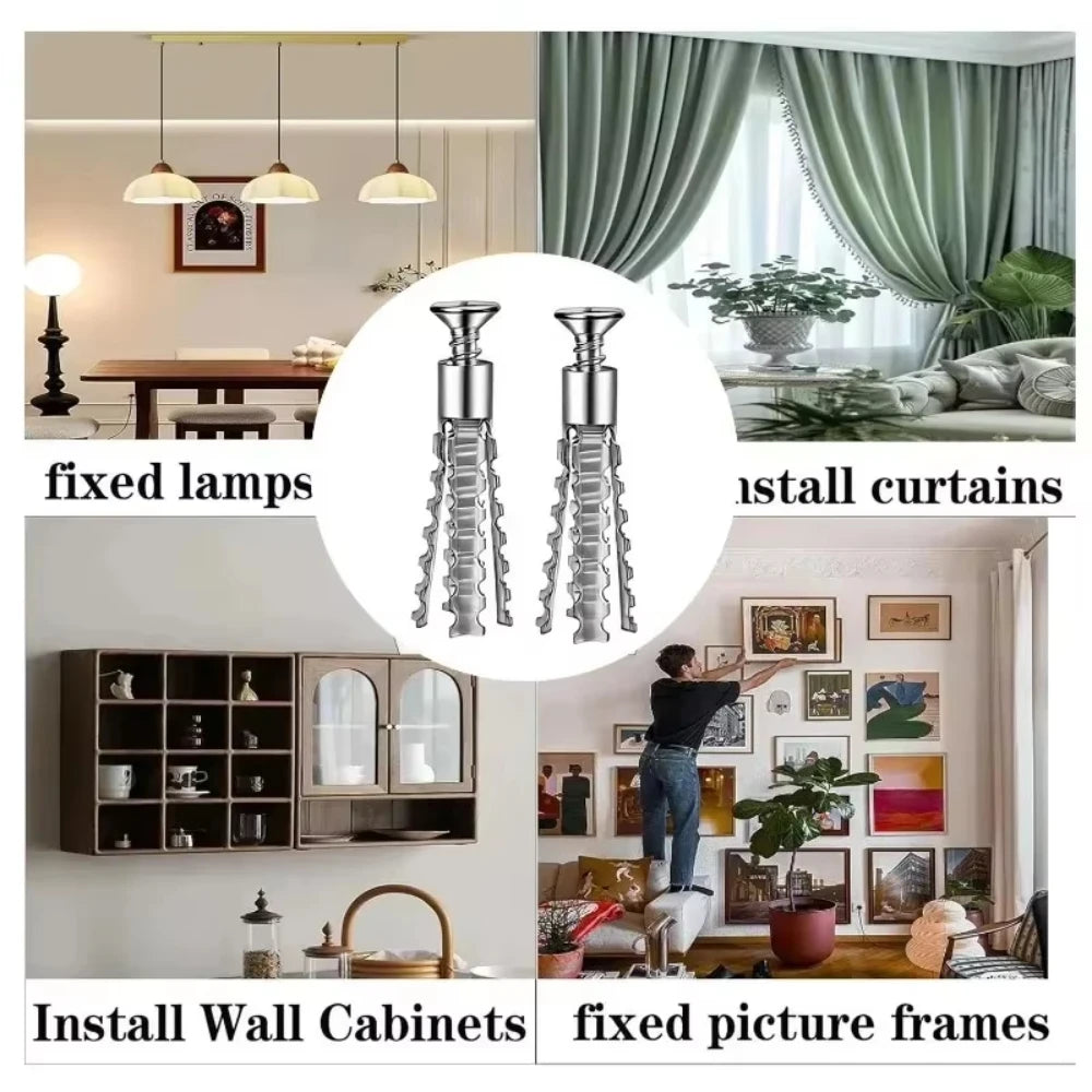 Expansion Screws for Hollow Walls – Self-Tapping Anchors (6mm & 8mm)