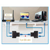 RJ45 Ethernet Coupler with Dual Female Ports
