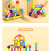 Magnetic Building Sticks and Balls Construction Set - 188 Pieces STEM Toy for Kids