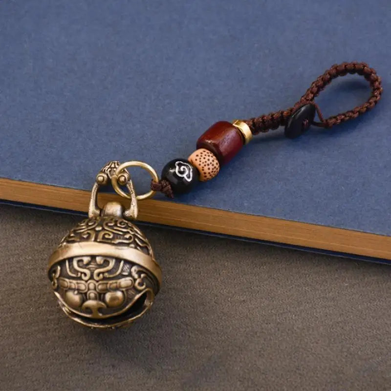 Vintage Alloy Bell Wind Chime Keychain
