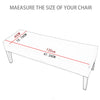 Waterproof PU Leather Bench Cover – Stretch Fit, Removable & Washable