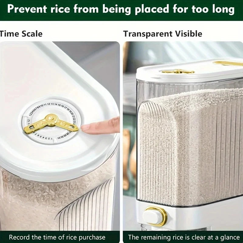 Dispensador de Arroz de 5 kg con Taza Medidora