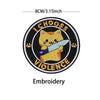 Quirky Animal Applique Patches with Hook and Loop Backing