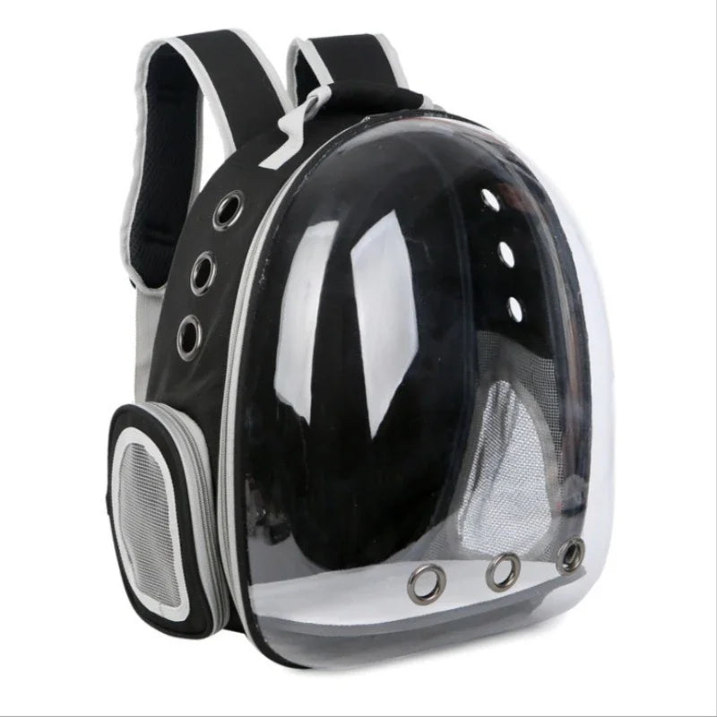 Transparent Pet Backpack Carrier with Ventilation