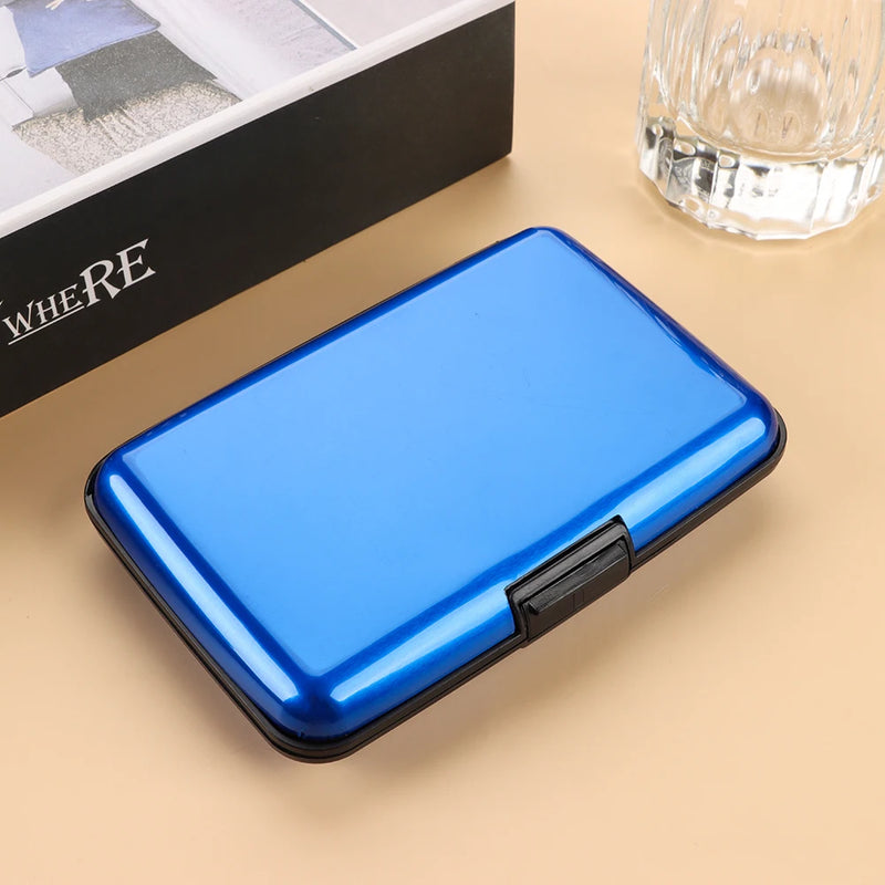 Slim RFID-Blocking Aluminum Card Holder