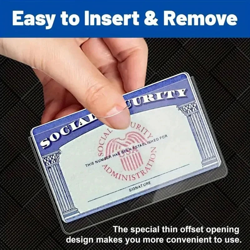 PVC Card Protector Sleeves (Set of 10)