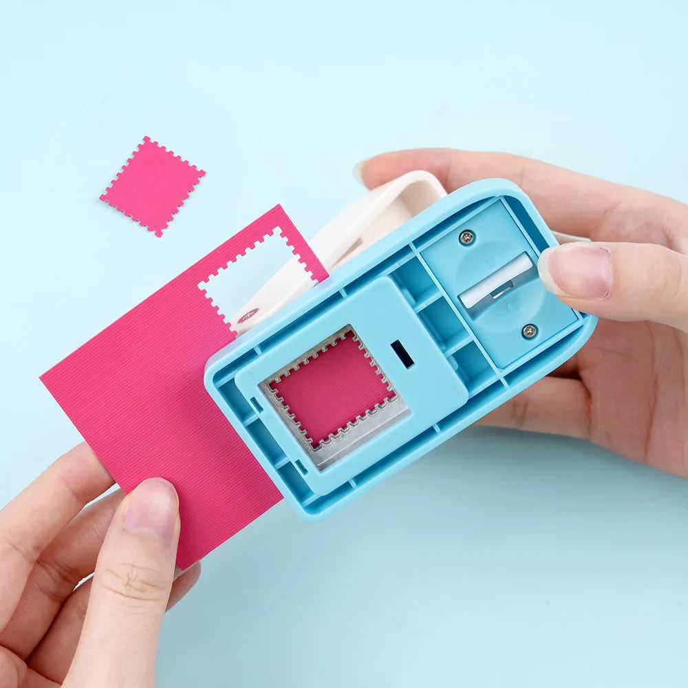 Postage Stamp Shape Paper Punch for Crafting and Scrapbooking