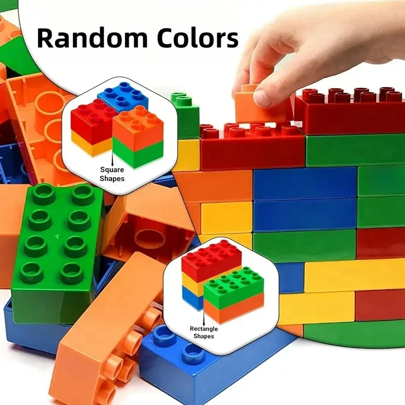 Creative Building Blocks Set - 200 Pieces with Base Plate
