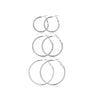 18K Gold Plated Stainless Steel Hoop Earrings