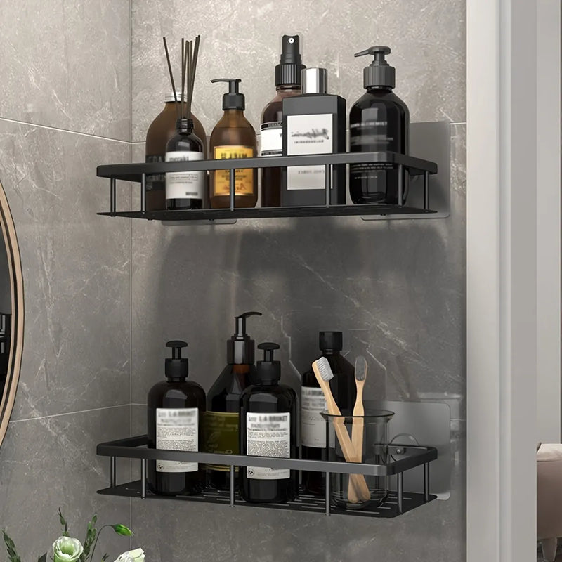 Space Aluminum Corner Bathroom Shelf