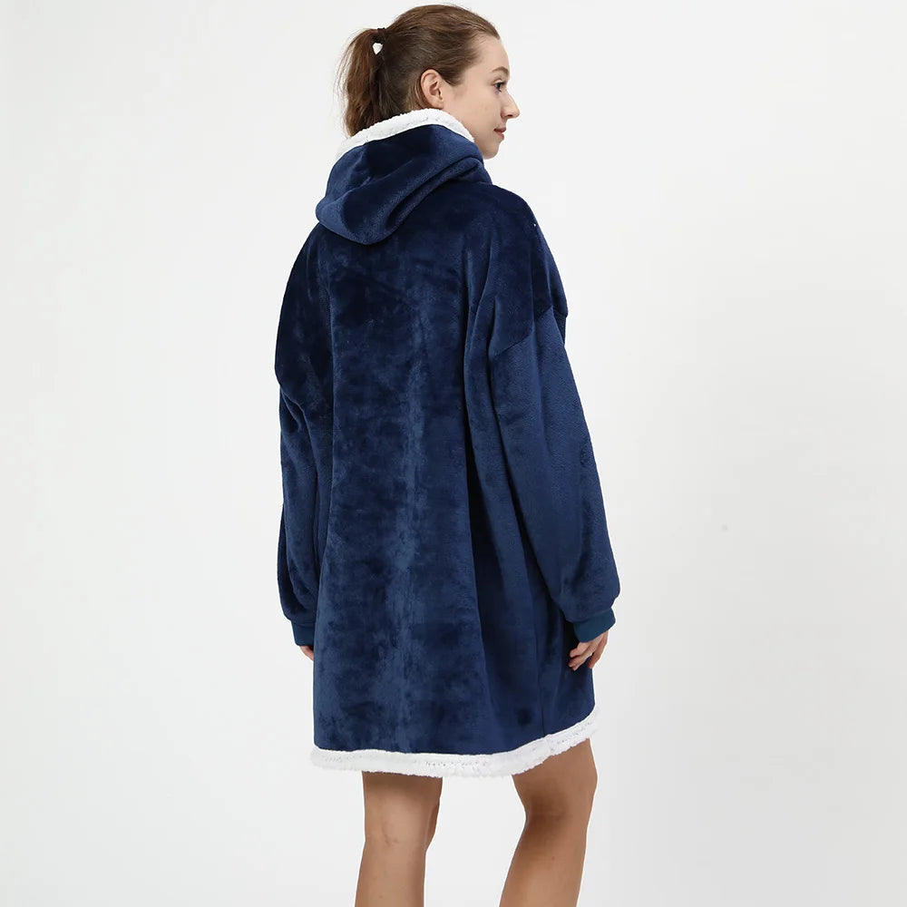 Oversized Plush Hoodie
