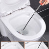 A cleaning tool set for drain clog removal and hair catching used in a toilet bowl.