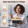 Cordless Heated Lunch Box with Rechargeable Battery