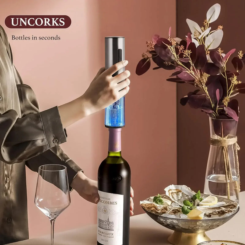 Rechargeable Electric Wine Opener Set