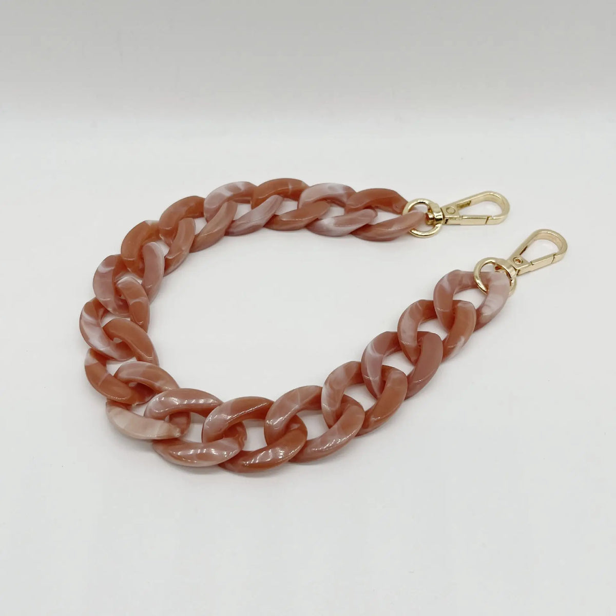 Vibrant Acrylic Bag Chain – Multicolor Shoulder & Phone Strap