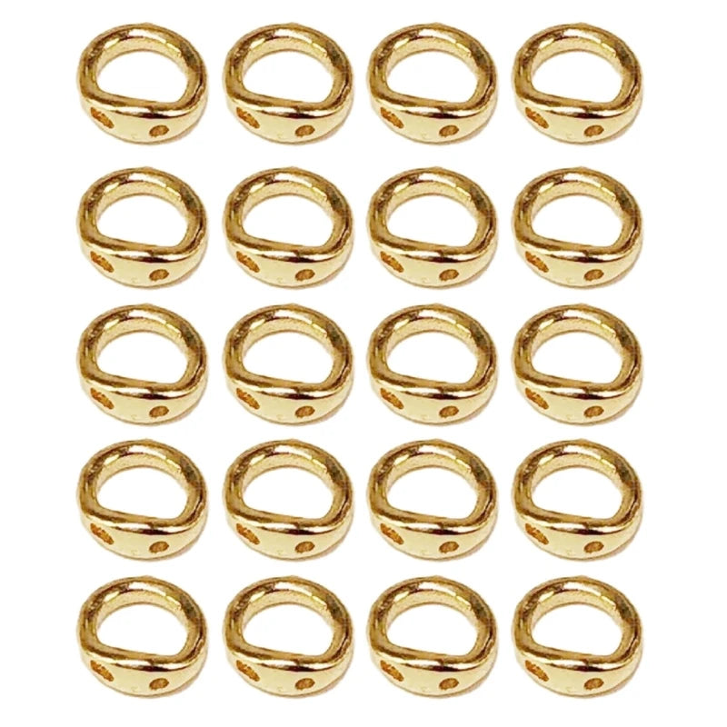 Double Hole Connector Rings for Jewelry Making