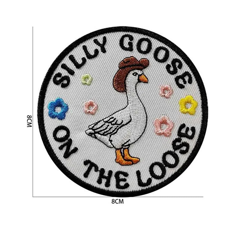 Quirky Animal Applique Patches with Hook and Loop Backing