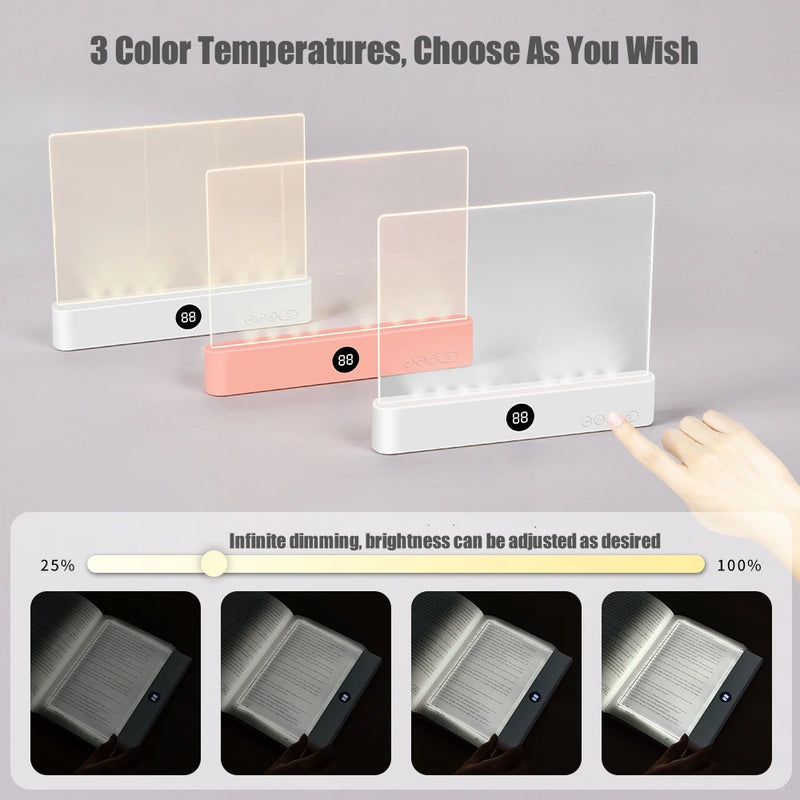 Slim LED Reading Light with Touch Controls