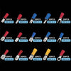 Assorted insulated wire crimp terminal kit showing various sizes of AWG connectors like 22-16, 16-14, and 12-10.