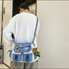 Harajuku Nylon Crossbody Bag with Adjustable Strap