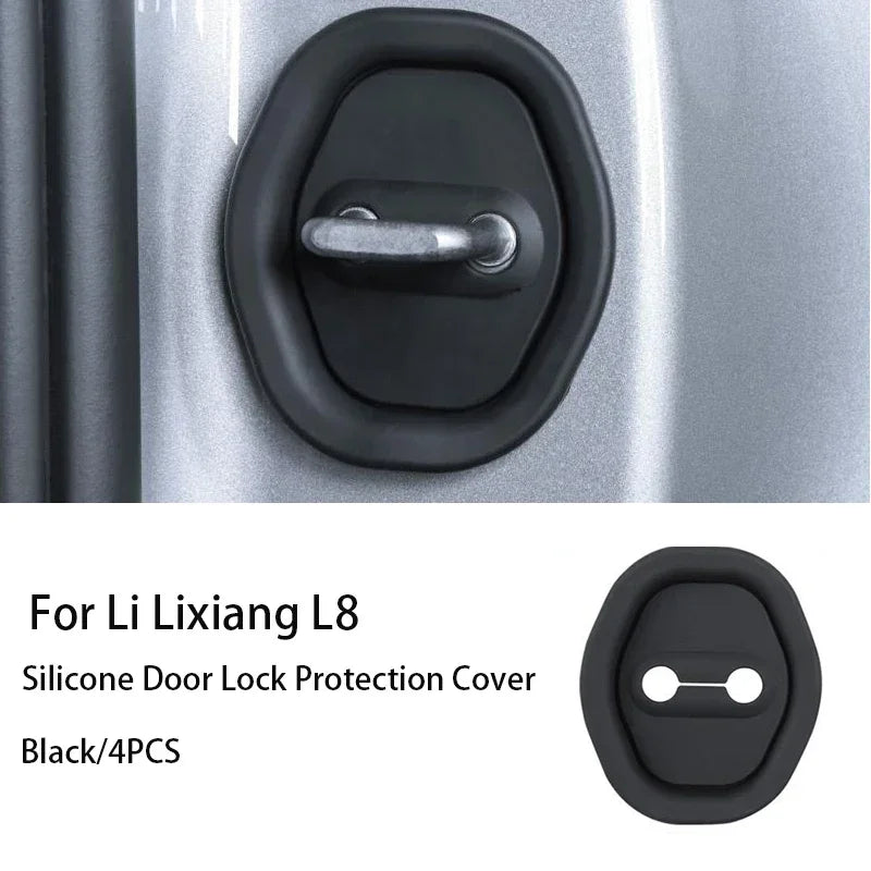 Silicone Car Door Lock Protector Covers for Li Lixiang L6 L7 L8 L9