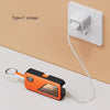 Compact 5000mAh Power Bank with Built-in USB-C Cable