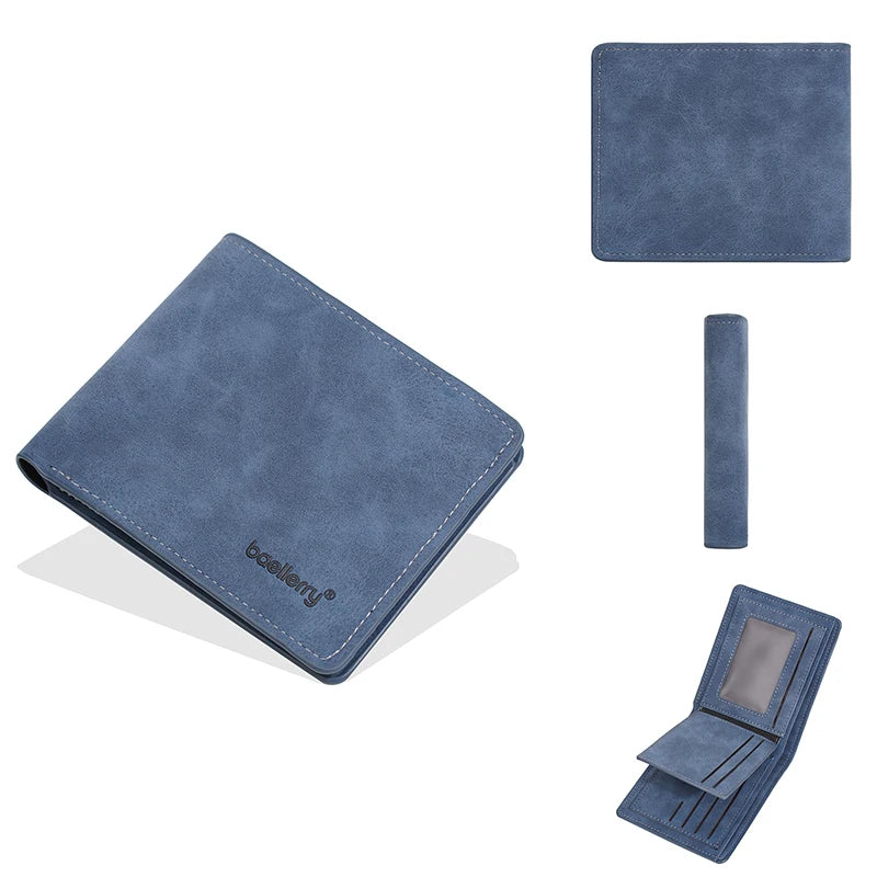 Minimalist Card Holder Wallet for Men with Multiple Slots