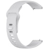 White silicone watch band and protective case for a Redmi Watch Active 5 or Watch 5 Lite
