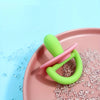 Silicone Teether Ring with Massage Dots for Soothing Gums