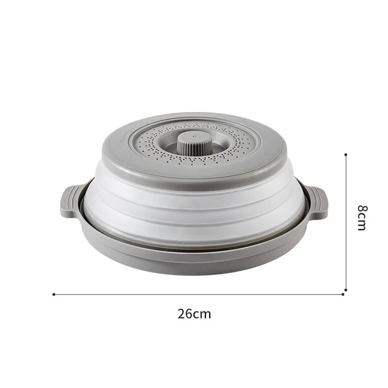 Collapsible Microwave Splatter Cover