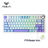 لوحة مفاتيح AULA F75 الميكانيكية اللاسلكية/بلوتوث/السلكية للألعاب، إضاءة RGB قابلة للتخصيص، تخطيط 75%، تصميم OEM مع هيكل Gasket