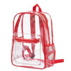 Heavy-Duty Transparent PVC Backpack with Padded Straps
