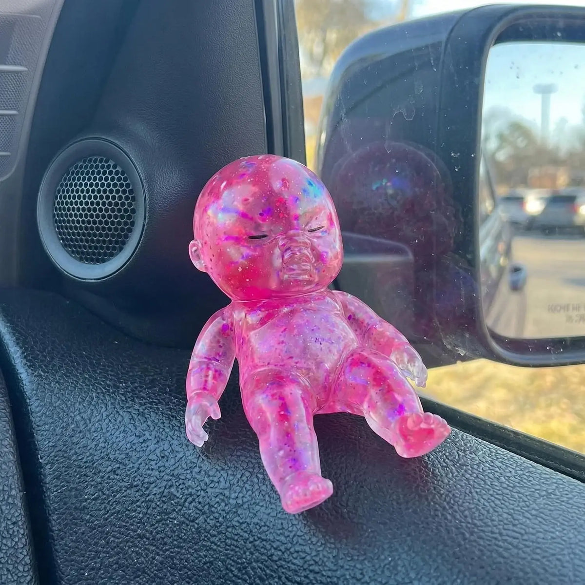 Glitter Squishy Fidget Toy - Slow Rebound Stress Relief for Kids and Adults