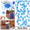 Dark blue acrylic crushed ice gems used for vase fillers and decor