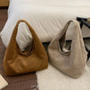 Retro Suede Shoulder Bag with Large Capacity